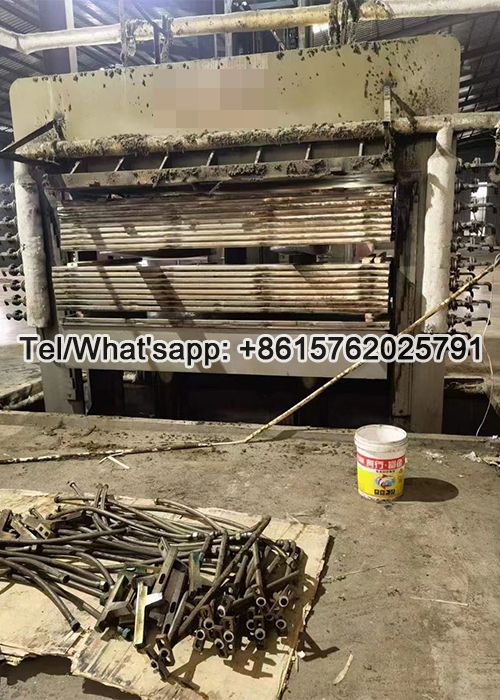 second hand 17 layers plywood hot press machine