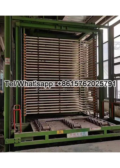 800T 30 layers used plywood hot press machine with loader and unloader for sell, and with gantry lifter.