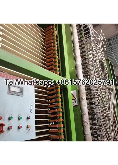 800T 30 layers used plywood hot press machine with loader and unloader for sell, and with gantry lifter.